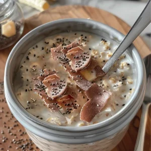 CARBONARA OVERNIGHT OATS & CHIA