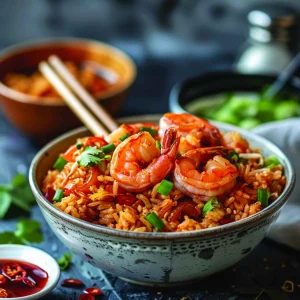 GOCHUJANG SHRIMP FRIED RICE