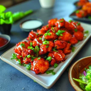 SWEET & SPICY BUFFALO CHICKEN BITES