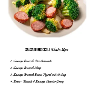 SAUSAGE BROCCOLI CHOWDER