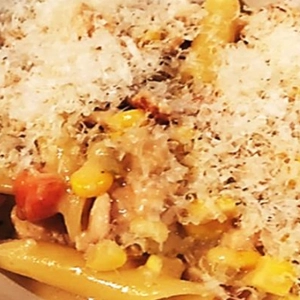 CHICKEN CORN PENNE PASTA