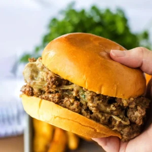 “French onion” Sloppy Joe