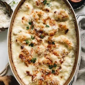 Luxurious Cauliflower Casserole